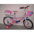 Pretty pink color with comfortable saddle baby girl bmx,kid child bicycle bike four wheels safe for baby girl